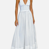 Elegant Vestit de Festa Blanc d'Estiu