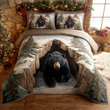 3-Piece Quilted Bed Set - Holiday Retreat