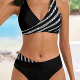 Mona | Bikini estampado en tonos cálidos