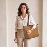 Bolso Tote Grande Plegable, Ciervo