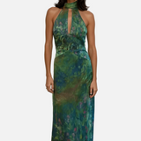 Vestit Maxi de Festa Inspirat en Monet