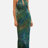 Vestit Maxi de Festa Inspirat en Monet