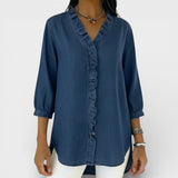 Elena™ | Blusa elegante con volantes