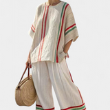 Beatriz | Conjunt per al Mar Mediterrani Daisy Lino Bambú Cintes