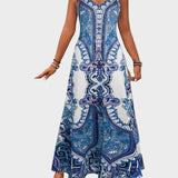 Klára - Vestits maxi d'estiu elegants sense mànigues