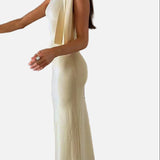 Vestit Maxi d'Convidada de Boda Color Marfil