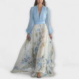 Paula - Vestit maxi floral brillant