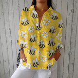 Claudine | Blusa lleugera i encantadora amb motius d'abelles