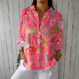 Jeanne | Blusa tropical amb colors vius i patrons florals