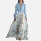 Vestit Maxi Elegant de Festa Floral d'Estiu