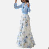Vestit Maxi Elegant de Festa Floral d'Estiu