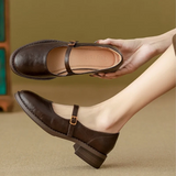 Denise - Clàssiques Mary Janes de Cuir