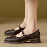 Denise - Clàssiques Mary Janes de Cuir