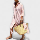 Johana - Vestit Camiser Elegant a Ratlles