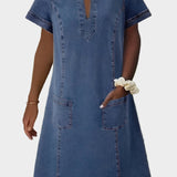 Vestit de denim suau