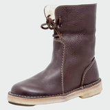 Botigues de cuir impermeables amb forro de llana