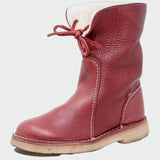 Botigues de cuir impermeables amb forro de llana
