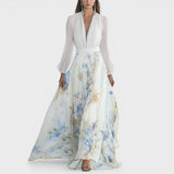 Valeria™ | Vestido maxi floral elegante