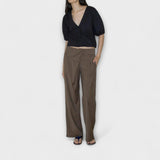 Julia - Pantalons a Ratlles Plegables