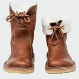 Botigues de cuir impermeables amb forro de llana