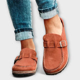 Mocassins ortopèdics femenins amb hebilla decorativa