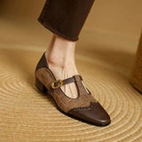 Chloé - Sabates de cuir vintage amb hebilla