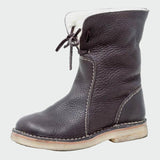 Botigues de cuir impermeables amb forro de llana