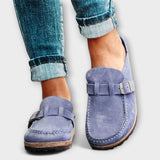 Mocassins ortopèdics femenins amb hebilla decorativa