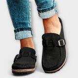 Mocassins ortopèdics femenins amb hebilla decorativa