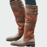 Botas de cuir retro