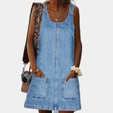 Vestit de denim pràctic i lleuger