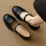 Denise - Clàssiques Mary Janes de Cuir