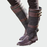 Botas de cuir retro