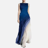 Vestit Maxi de Satén Sense Mangues - per Ocasions Especials