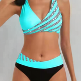 Mona | Bikini estampado en tonos cálidos