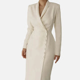 Vestit de Nit – Elegant Vestit Formal de Màniga Llarga Negre per a Esdeveniments Nocturns Atemporals