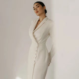 Vestit de Nit – Elegant Vestit Formal de Màniga Llarga Negre per a Esdeveniments Nocturns Atemporals