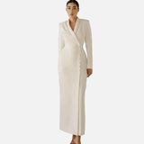 Vestit de Nit – Elegant Vestit Formal de Màniga Llarga Negre per a Esdeveniments Nocturns Atemporals