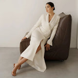 Vestit de Nit – Elegant Vestit Formal de Màniga Llarga Negre per a Esdeveniments Nocturns Atemporals