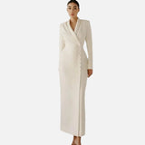 Vestit de Nit – Elegant Vestit Formal de Màniga Llarga Negre per a Esdeveniments Nocturns Atemporals
