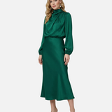 Vestit de Nit de Setí – Elegant Roba Formal de Màniga Llarga