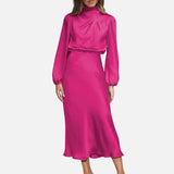 Vestit de Nit de Setí – Elegant Roba Formal de Màniga Llarga
