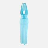 Vestit Maxi Sense Esquena amb Detall d'Anell