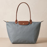 Bolso Tote Grande Plegable, Acero