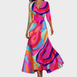 Isabel - Vestit Maxi Elegant i Fluid