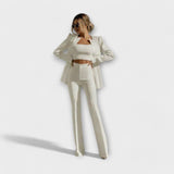 Selina - Conjunt elegant de 3 peces (Blazer, Top, Pantalons)