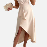 Vestit Maxi d'Convidada de Boda Elegant per a Dones