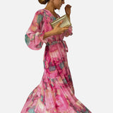 Vestit Maxi de Nit d'Estiu amb Estampat Floral