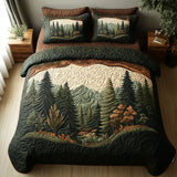 3-Piece Quilted Bed Set - Forest Walk