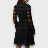 Carolina – Vestit Midi Transparent amb Franges